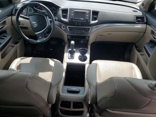 5FPYK3F55HB020587 - 2017 HONDA RIDGELINE RTL BURGUNDY photo 8