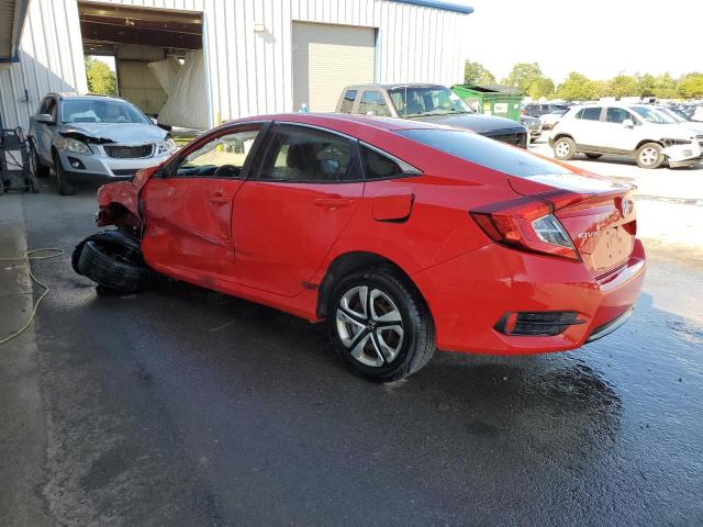 2HGFC2F58GH530725 - 2016 HONDA CIVIC LX წითელი ფოტო 2