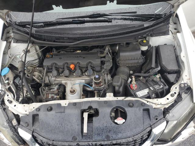 19XFB2F97DE045018 - 2013 HONDA CIVIC EXL Սպիտակ լուսանկար 11