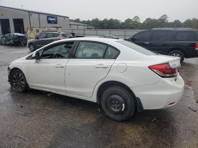 19XFB2F97DE045018 - 2013 HONDA CIVIC EXL WHITE photo 2