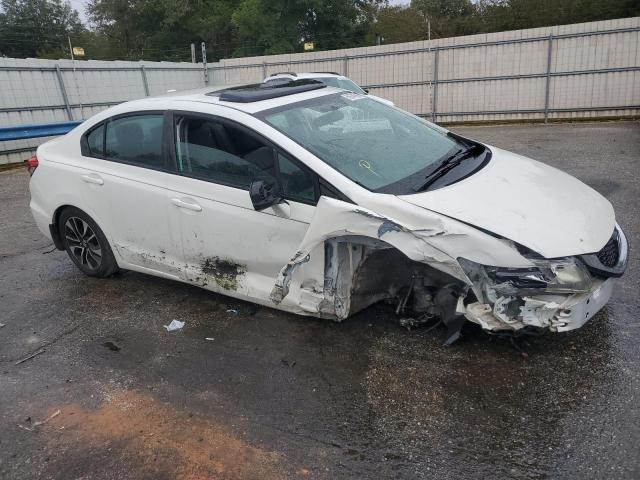 19XFB2F97DE045018 - 2013 HONDA CIVIC EXL Սպիտակ լուսանկար 4