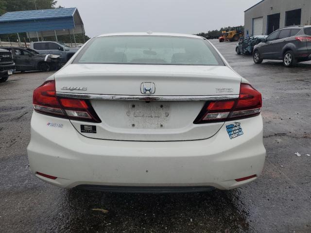 19XFB2F97DE045018 - 2013 HONDA CIVIC EXL WHITE photo 6