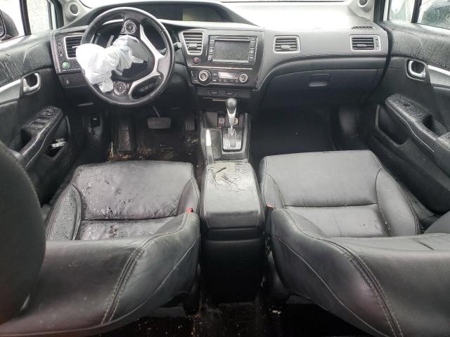 19XFB2F97DE045018 - 2013 HONDA CIVIC EXL Սպիտակ լուսանկար 8