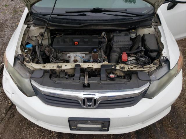 2HGFB2F47CH058408 - 2012 HONDA CIVIC LX WHITE photo 12
