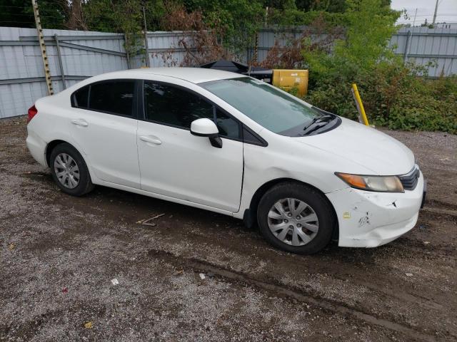 2HGFB2F47CH058408 - 2012 HONDA CIVIC LX WHITE photo 4