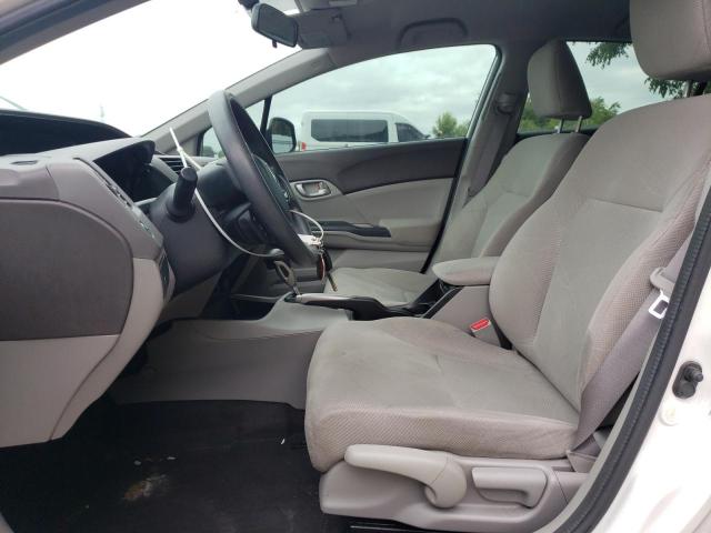 2HGFB2F47CH058408 - 2012 HONDA CIVIC LX WHITE photo 7