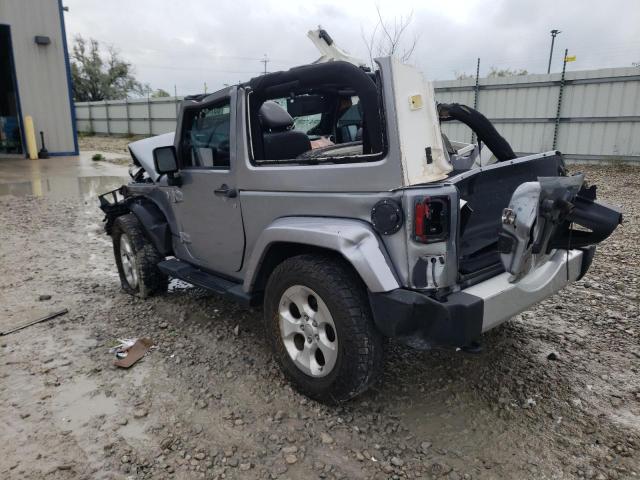 1C4GJWBG7EL259387 - 2014 JEEP WRANGLER SAHARA GRAY photo 2