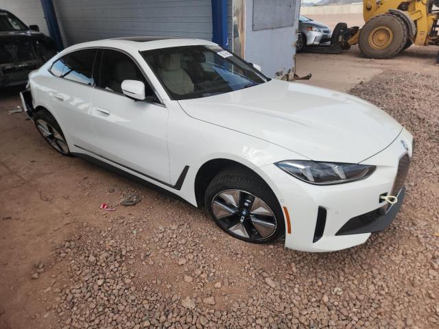 WBY23HD04SFU94984 - 2025 BMW I4 EDRIVE 40 WHITE photo 4