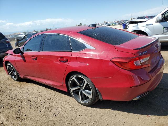 1HGCV2F38MA013186 - 2021 HONDA ACCORD SPORT RED photo 2