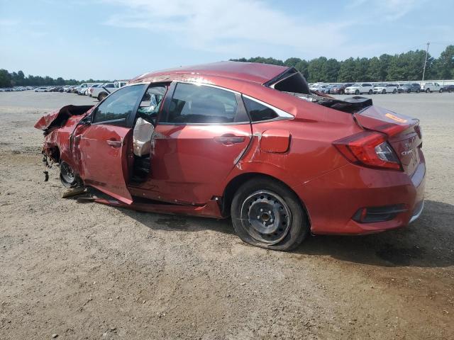 19XFC2F67KE009913 - 2019 HONDA CIVIC LX RED photo 2