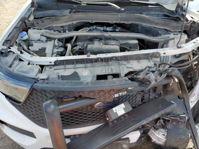 1FM5K8AB4MGB34954 - 2021 FORD EXPLORER POLICE INTERCEPTOR თეთრი ფოტო 12