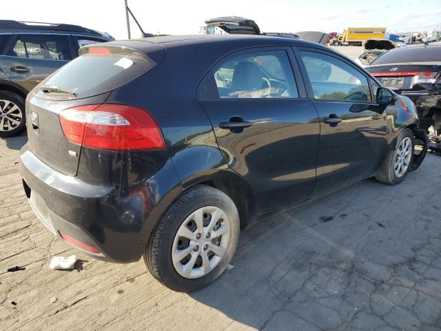 KNADM5A34E6334545 - 2014 KIA RIO LX BLACK photo 3