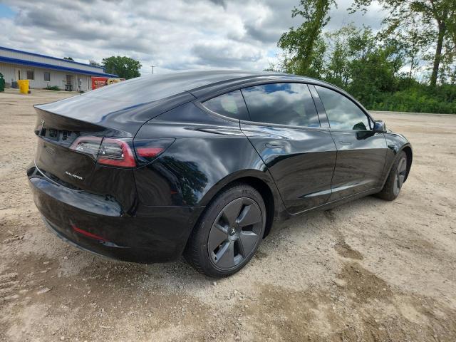 5YJ3E1EB8NF336972 - 2022 TESLA MODEL 3 أسود صورة 3
