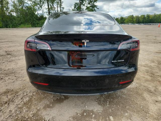 5YJ3E1EB8NF336972 - 2022 TESLA MODEL 3 أسود صورة 6