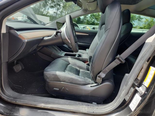 5YJ3E1EB8NF336972 - 2022 TESLA MODEL 3 أسود صورة 7