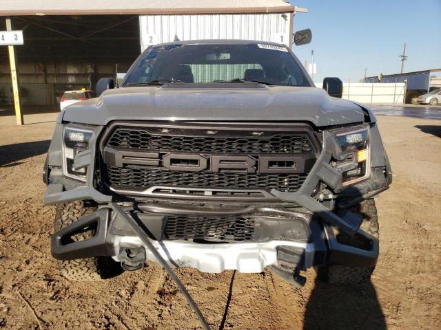 1FTEX1RG4LFC67182 - 2020 FORD F150 RAPTOR GRAY photo 5