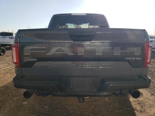 1FTEX1RG4LFC67182 - 2020 FORD F150 RAPTOR GRAY photo 6