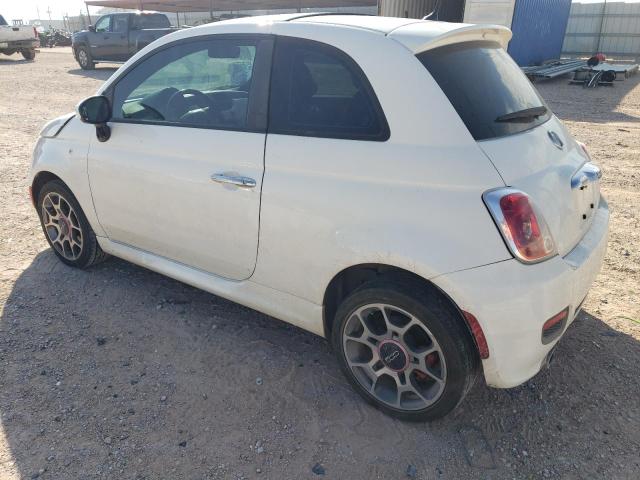 3C3CFFBR8CT382607 - 2012 FIAT 500 SPORT WHITE photo 2