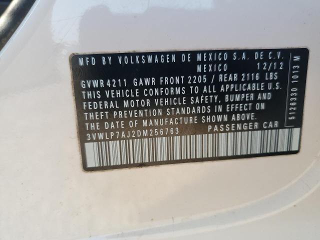 3VWLP7AJ2DM256763 - 2013 VOLKSWAGEN JETTA SEL Ağ foto 12