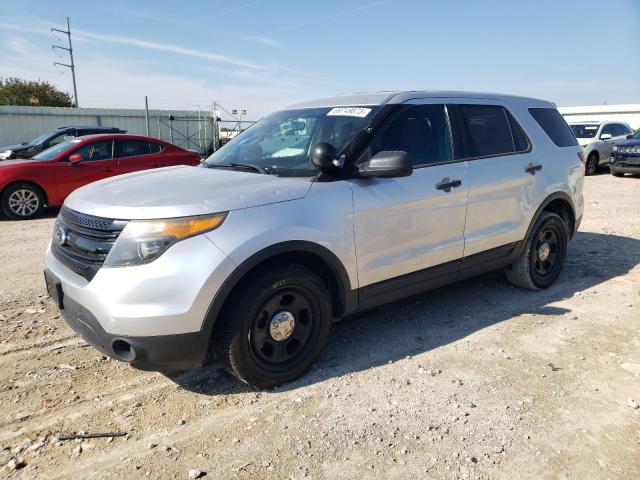 1FM5K8AR4DGC40432 - 2013 FORD EXPLORER POLICE INTERCEPTOR فضي صورة 1