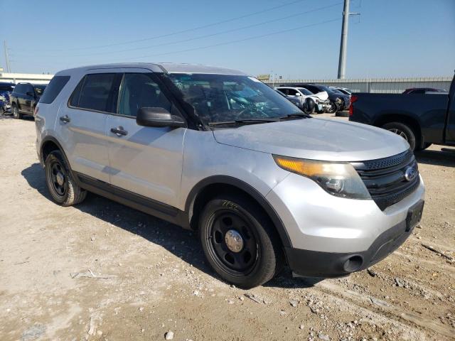 1FM5K8AR4DGC40432 - 2013 FORD EXPLORER POLICE INTERCEPTOR فضي صورة 4