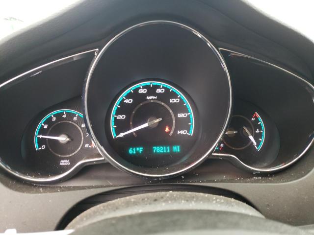 1G1ZE5E07CF279049 - 2012 CHEVROLET MALIBU LTZ ვერცხლისფერი ფოტო 9