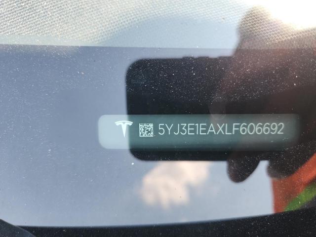 5YJ3E1EAXLF606692 - 2020 TESLA MODEL 3 BLACK photo 12