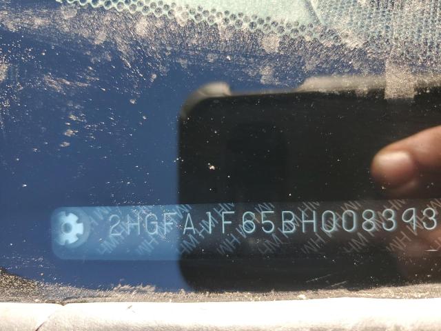 2HGFA1F65BH008393 - 2011 HONDA CIVIC LX-S Сұр фото 12