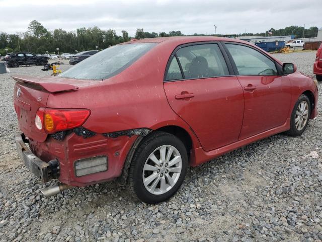 1NXBU40E99Z132529 - 2009 TOYOTA COROLLA BASE RED photo 3