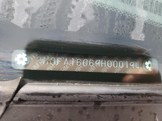 2HGFA16069H000194 - 2009 HONDA CIVIC EXL 蓝色 照片 12