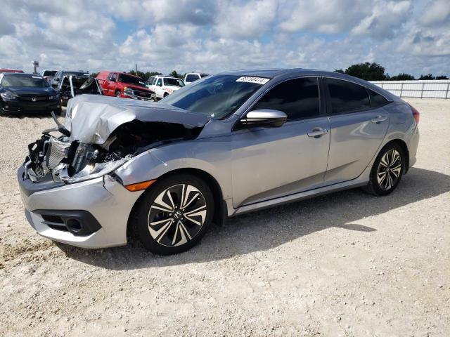 JHMFC1F77JX002878 - 2018 HONDA CIVIC EXL SILVER photo 1