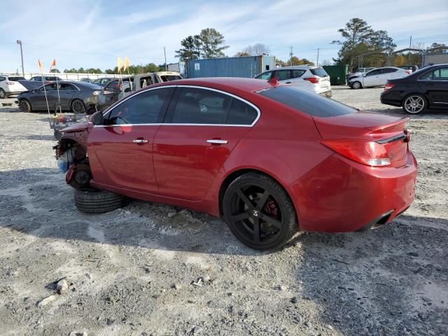 2G4GV5GV8C9202637 - 2012 BUICK REGAL GS RED photo 2