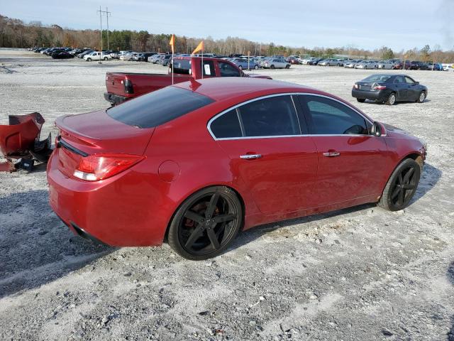 2G4GV5GV8C9202637 - 2012 BUICK REGAL GS RED photo 3