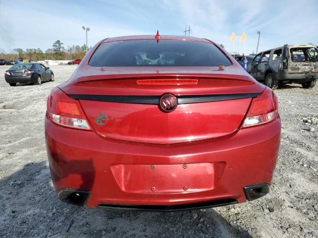 2G4GV5GV8C9202637 - 2012 BUICK REGAL GS RED photo 6