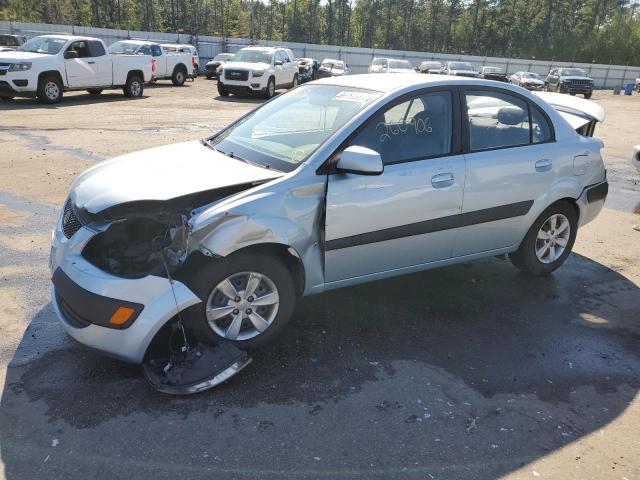 KNADE223996459248 - 2009 KIA RIO BASE SILVER photo 1