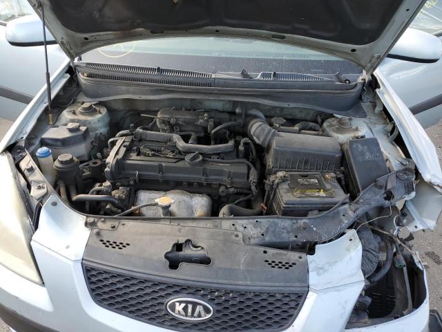 KNADE223996459248 - 2009 KIA RIO BASE SILVER photo 11