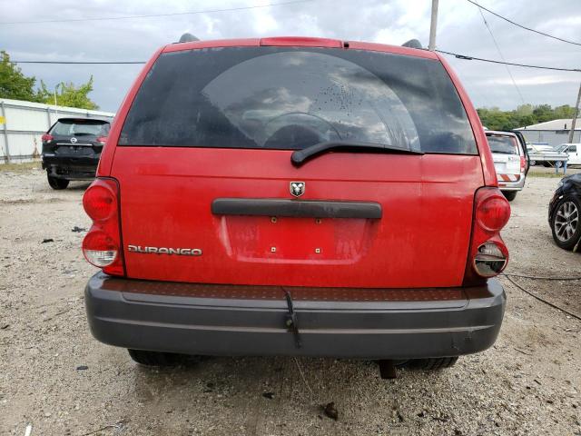 1D4HB38NX4F236126 - 2004 DODGE DURANGO ST RED photo 6