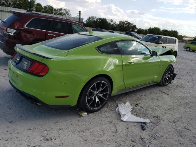 1FA6P8TD7L5191657 - 2020 FORD MUSTANG GREEN photo 3