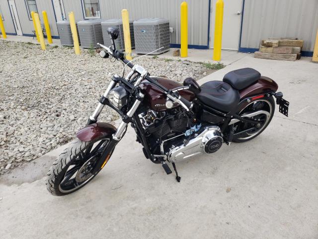 1HD1YHK13JC022896 - 2018 HARLEY-DAVIDSON FXBRS BREAKOUT 114 BURGUNDY photo 2