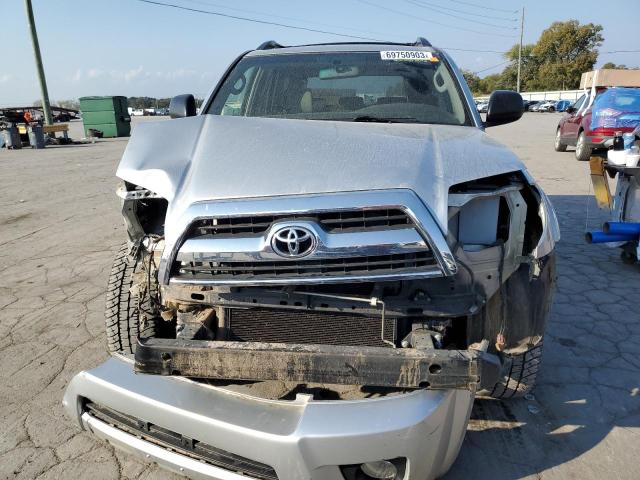 JTEBU14R780130926 - 2008 TOYOTA 4RUNNER SR5 SILVER photo 5