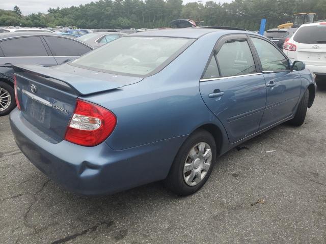 JTDBE32KX40263158 - 2004 TOYOTA CAMRY LE BLUE photo 3