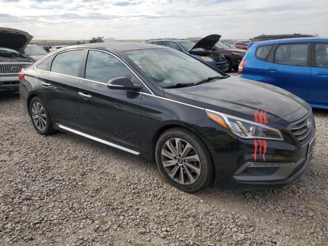 5NPE34AF6HH536649 - 2017 HYUNDAI SONATA SPORT BLACK photo 4