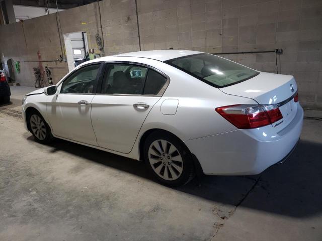 1HGCR2F87DA102179 - 2013 HONDA ACCORD EXL WHITE photo 2