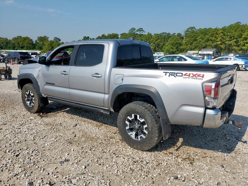 3TMCZ5AN1MM437082 - 2021 TOYOTA TACOMA DOUBLE CAB ვერცხლისფერი ფოტო 2