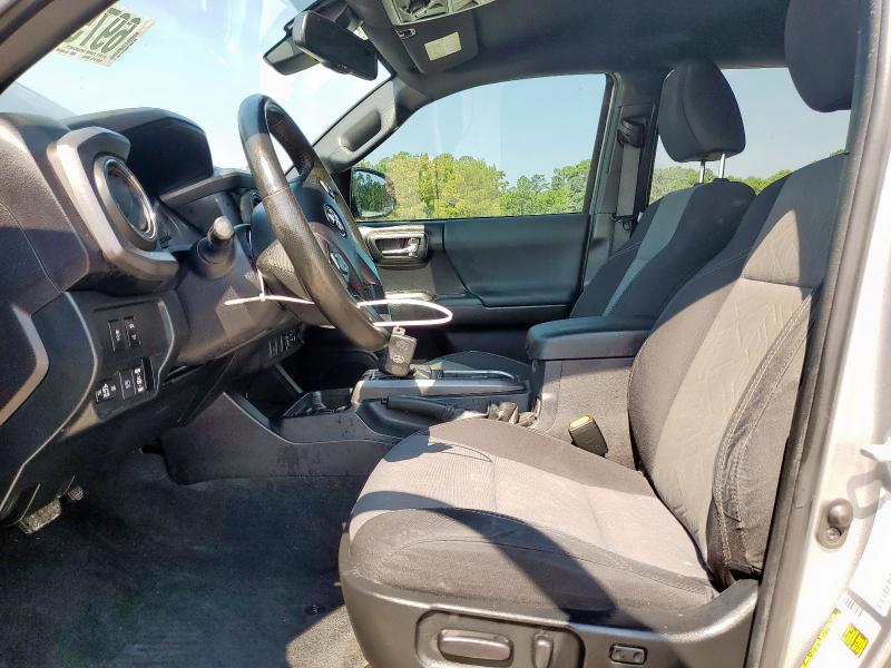 3TMCZ5AN1MM437082 - 2021 TOYOTA TACOMA DOUBLE CAB ვერცხლისფერი ფოტო 7