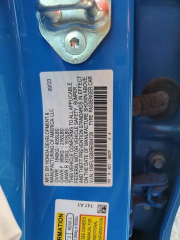 19XFL1G85RE004729 - 2024 HONDA CIVIC SPORT TOURING BLUE photo 13