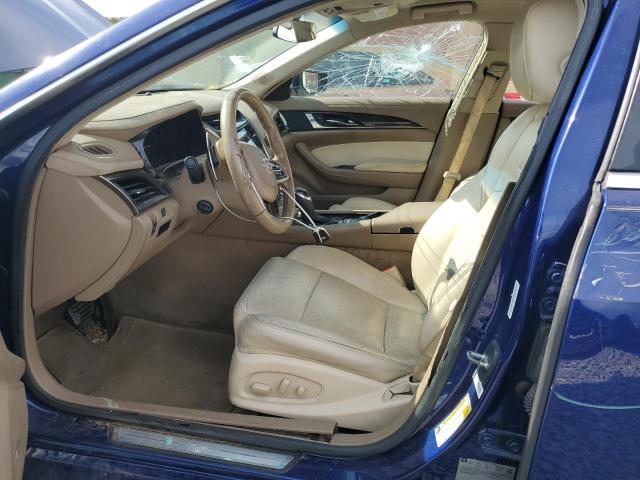 1G6AX5SX2E0197173 - 2014 CADILLAC CTS LUXURY COLLECTION BLUE photo 7