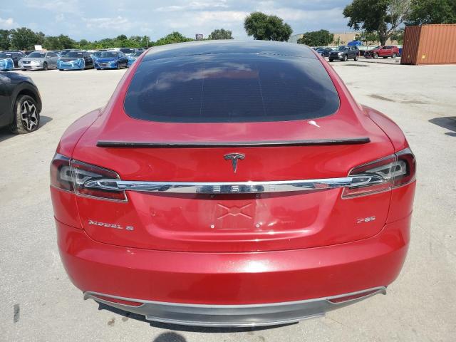 5YJSA1CP7DFP09567 - 2013 TESLA MODEL S Rojo foto 6