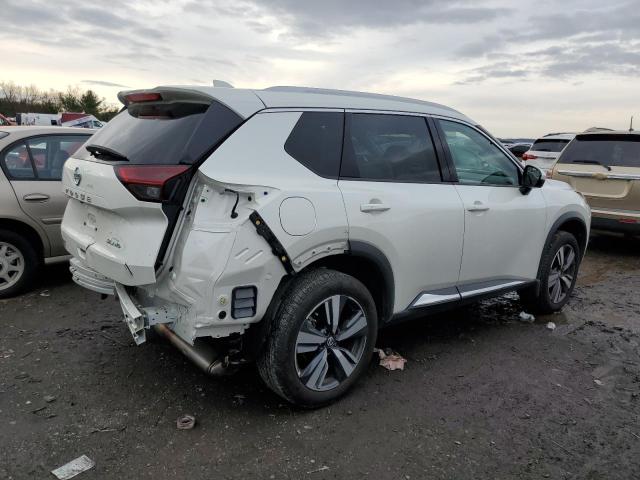 5N1AT3CB7MC839718 - 2021 NISSAN ROGUE SL WHITE photo 3