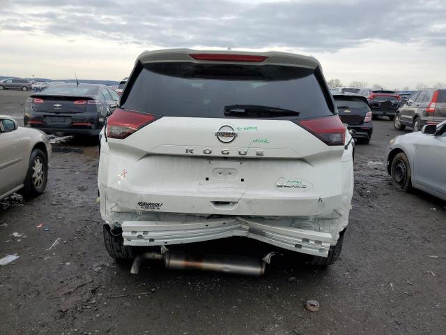 5N1AT3CB7MC839718 - 2021 NISSAN ROGUE SL WHITE photo 6